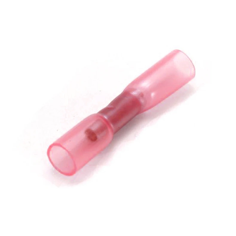 

100pcs BHT1.25 Insulated Heat Shrink Butt Wire Electrical Crimp Terminal Connector 18-22AWG _WK