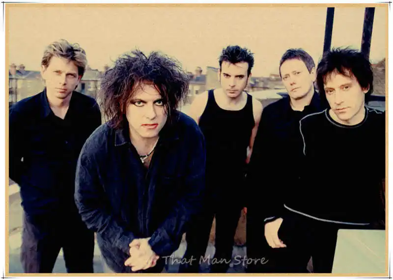 The Cure Rock Band музыка крафт-бумага плакат гостиная столовая настенные декоративные картины 30*21 см