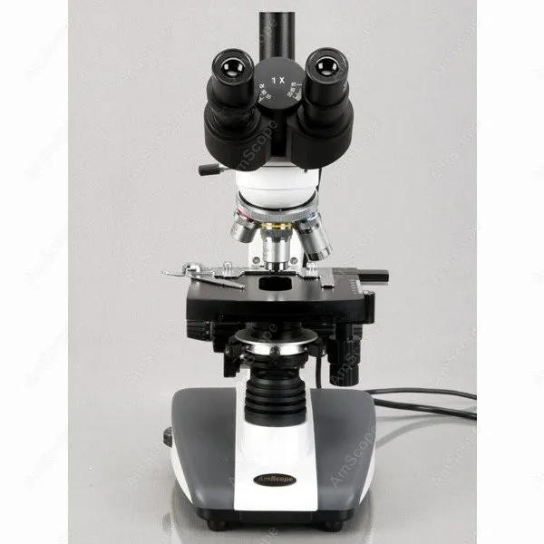 Тринокулярная лампа AmScope светодиодсветодиодный тринокулярная модель 40X 2000X|microscope