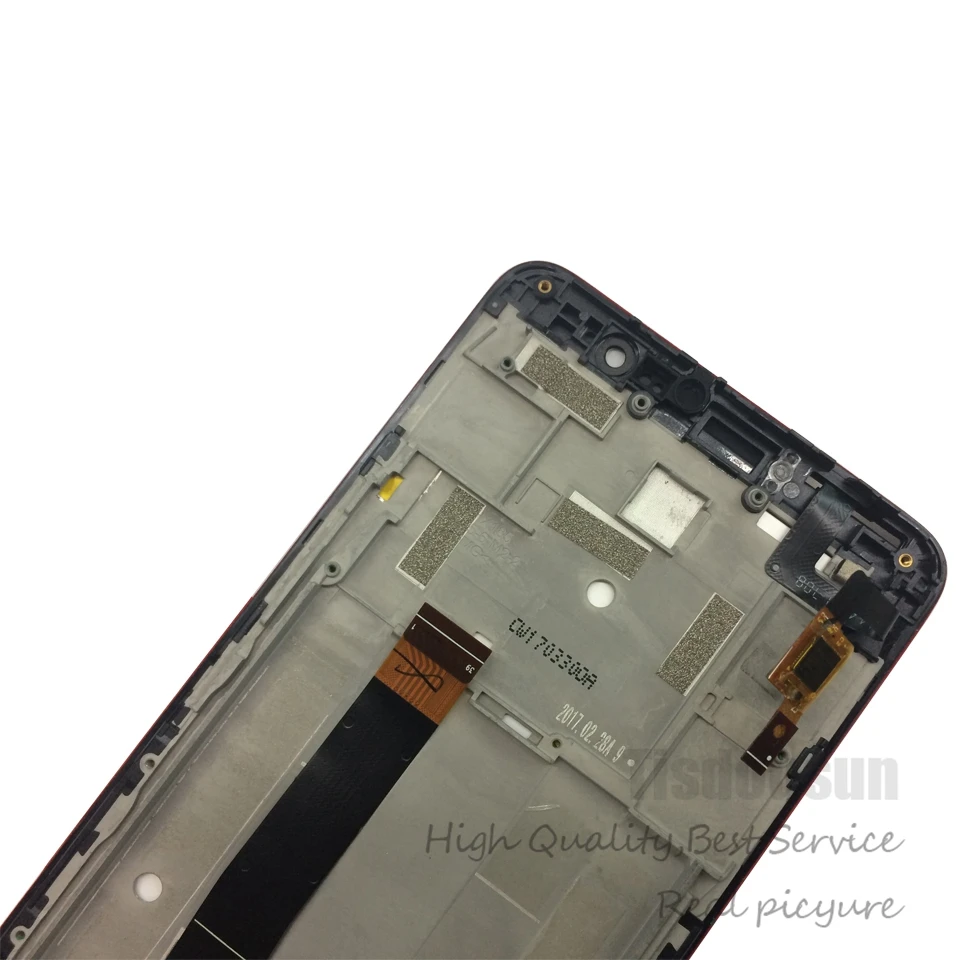 For Alcatel A3 XL LCD Assembly with frame bw 180+205 (8)