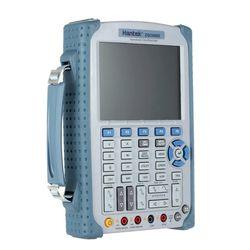 Hantek DSO8060 ручной анализатор спектра портативные Osciloscopio Цифровой мультиметр осциллограф USB LCD 60 МГц 2 Каналы DMM