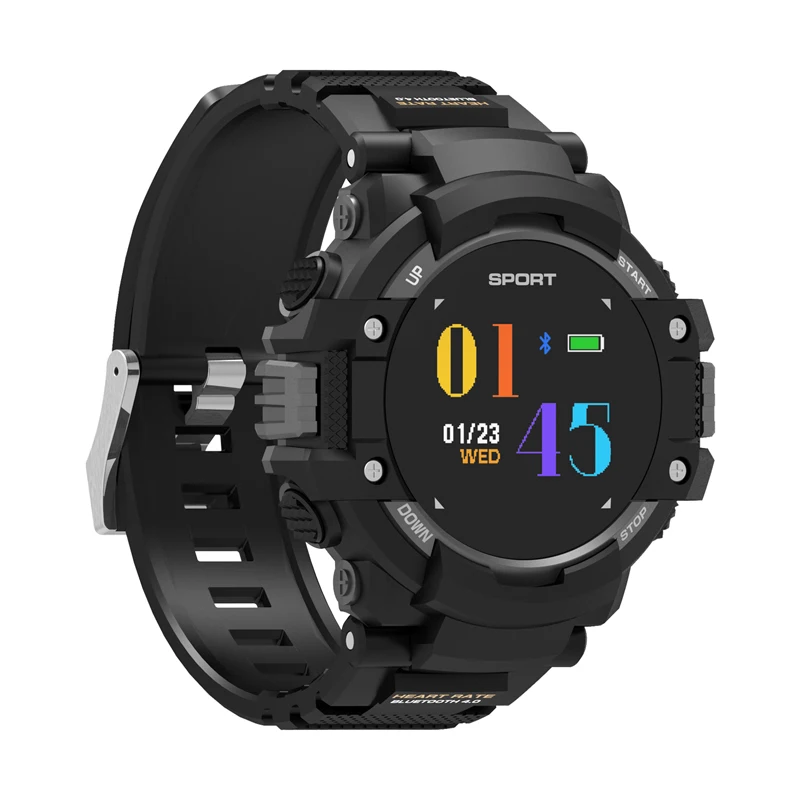 

F7 GPS Smart Watch Color LCD Realtime Heart Rate Monitor Activity Tracker Altimeter Barometer Outdoors Sport Fashion Smartwatch
