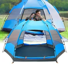 5-8 человек ветровка палатка двухслойная Водонепроницаемая автоматическая палатка анти УФ туристические палатки для наружного туризма пляж путешествия