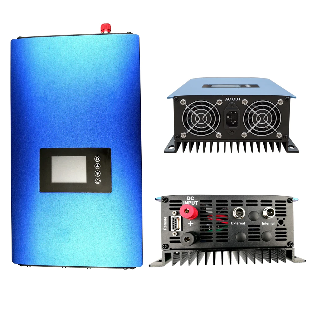 

1000W Lcd solar grid tie inverter,mppt pure sine wave with limiter function AC110V/ 230V battery discharge power