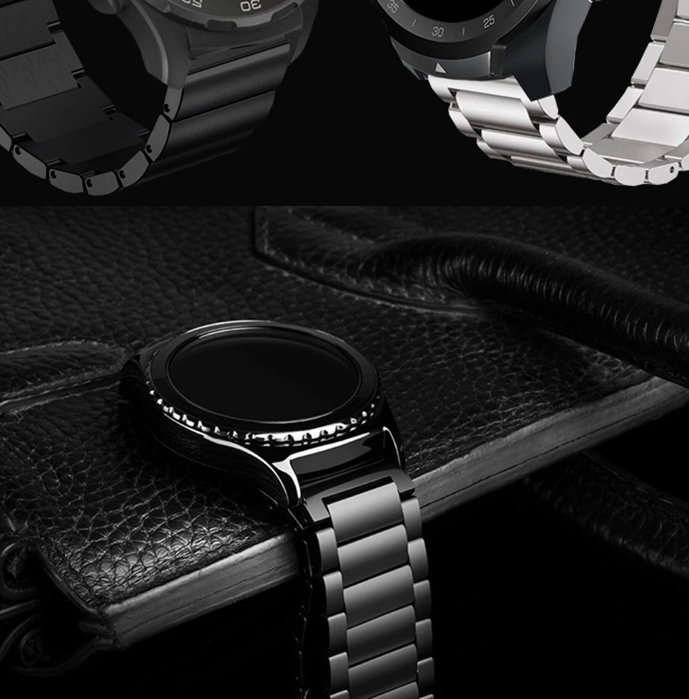 PEIYI для Tic часы C2 из нержавеющей стали, сменный ремешок для наручных часов, ремешок на запястье 20 мм/22 мм браслет ремешок для Ticwatch 2/E