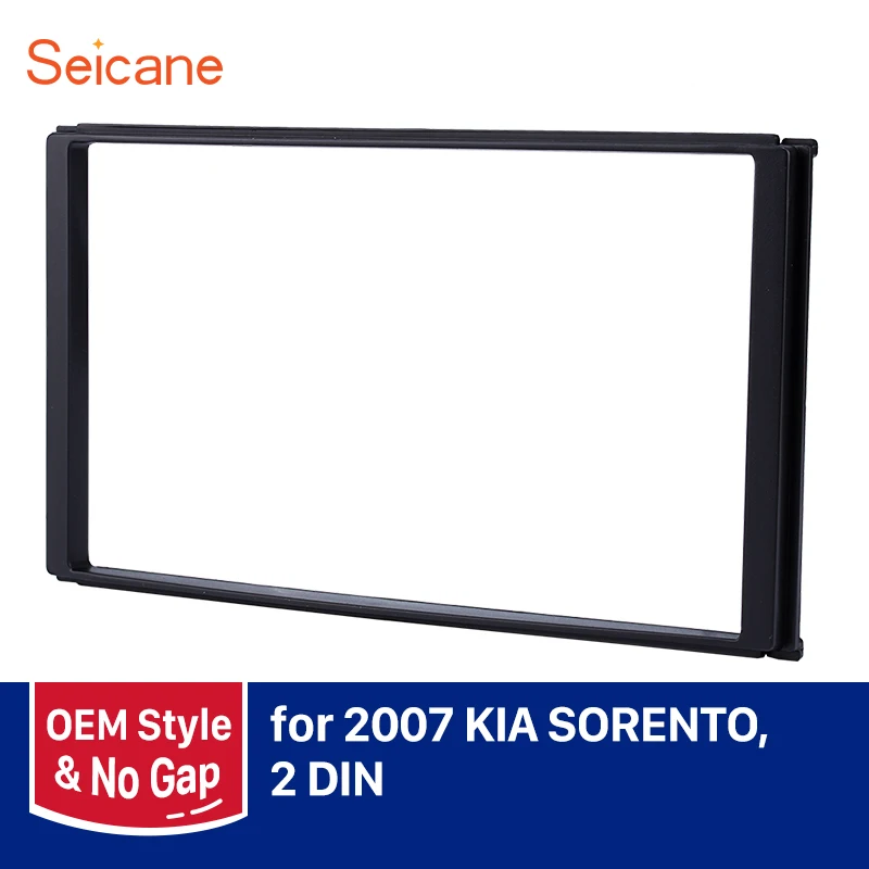 

Seicane 2 Din Refitting DVD frame Car Radio Autostereo Adapter Fascia for KIA SORENTO 173*98mm Audio Panel Dash Mount Kit