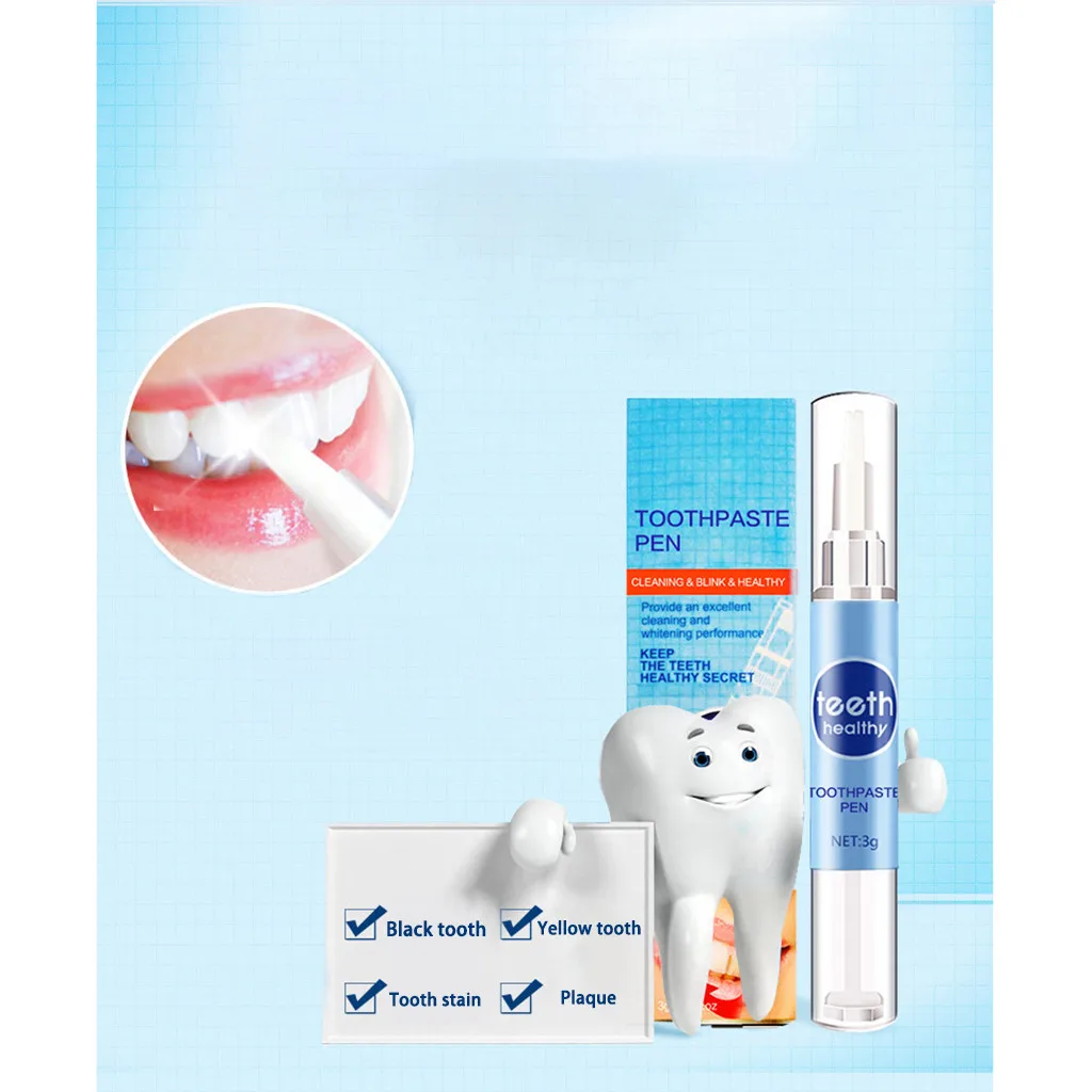 

Dental Care Strong Removal Yellow Teeth Cleaning Pen Toothpaste Whitening Pen Tooth Care Beautiful Toothbrush