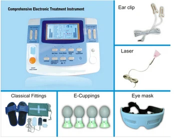 

combination ultrasound tens acupuncture laser physiotherapy machine EA-VF29 free shipping