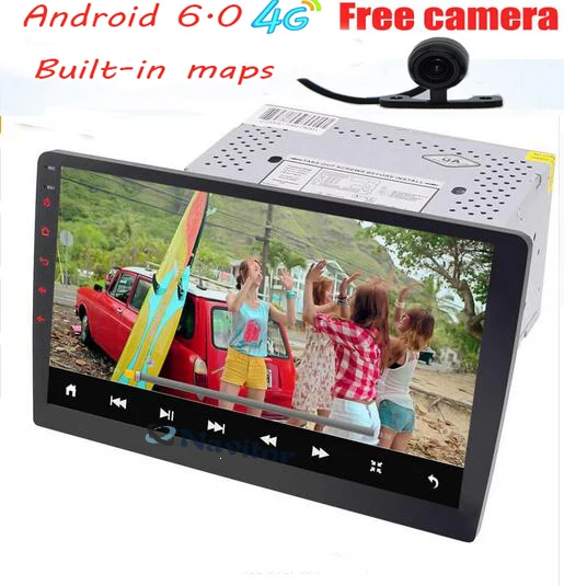 Flash Deal 10.1 inch Android 7.1 Detachable Car GPS Stereo Navi Touch Screen No-dvd Radio 0