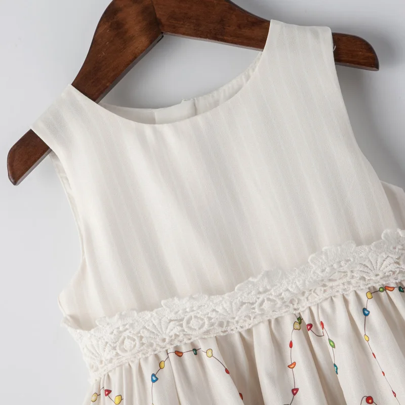 Childdkivy/летнее платье для девочек; платье принцессы для маленьких девочек; модная одежда с вышивкой; Robe Fille; Детские платья для девочек