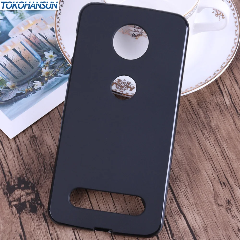 

Soft TPU Case Cover For Motorola For Moto Z2 Force Silicone Black phone cases Accessories TOKOHANSUN Brand