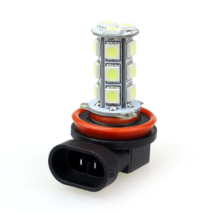 2x H11 H8 18 LED 5050 SMD Car Day Fog Head light Lamp Bulb led White Ma23 Dependable