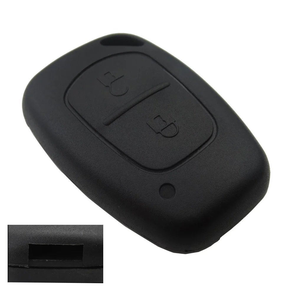 car fuel tank Okeytech 2 Button Remote Car Key Shell Case Fob Cover For Renault Traffic Master Vivaro Movano Kangoo For Nissan No Blade car oil measurement stick