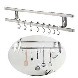 Homemax 1 шт. Магнитная подставка для ножей настенная двойная стойка для ножей для кухонных ножей посуда 43*6*2,3 см