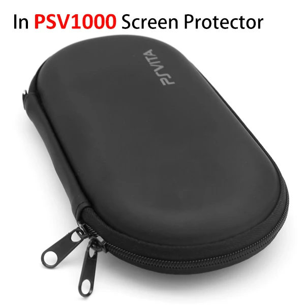 2в1 защита экрана EVA анти-шок Жесткий Чехол сумка для sony psv 1000 геймпад чехол для psv ita 2000 тонкая консоль PS Vita сумка для переноски - Цвет: black In PSV1000