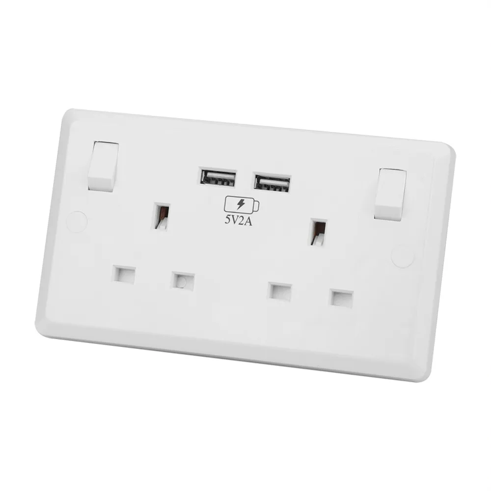 Buy UK Plug USB Wall Socket Power Outlet Multi