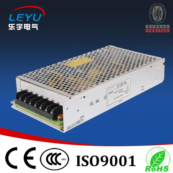 

Compact size, light weight 120W 24V ac to dc single output power supply