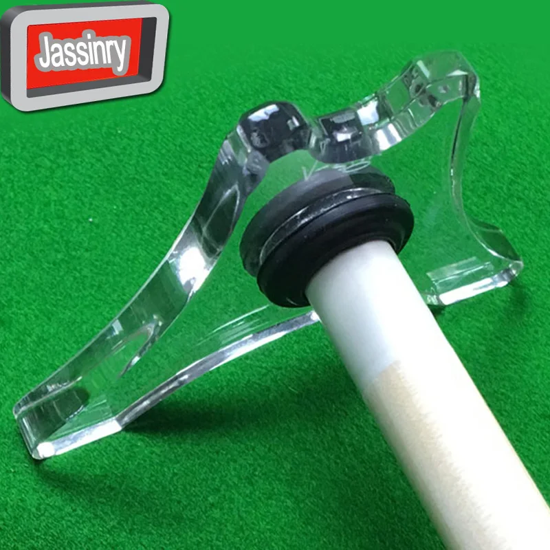 free shipping 1pc transparent Bridge Cue Rest Head for Pool Billiards