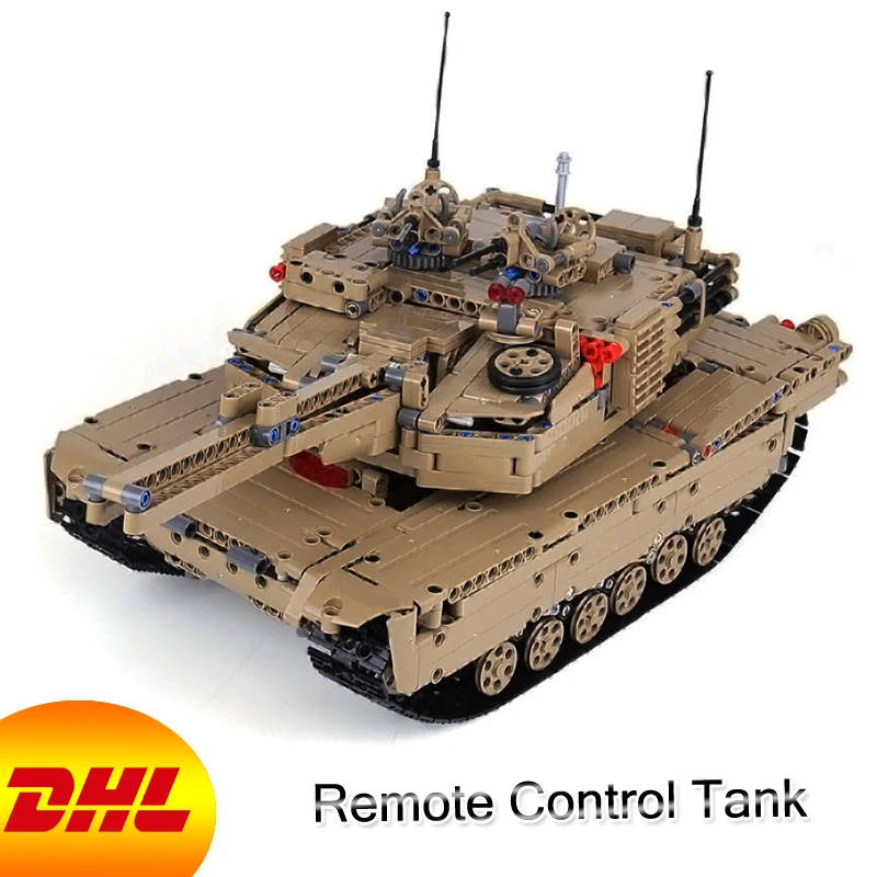 

HF Technic Figures 1572Pcs Remote Control Tank Model Building Kit Blocks Brick Educational Toy For Children Compatible With Gift