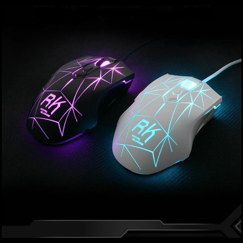 Professional Wired Gaming Mouse OEM optical laser carving backlit led