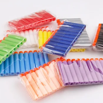 

100 Pcs 7.2cm EVA Soft Bullet For Airguns Military Sucker Dart Standard Hollow Head Nerf N-strike Elite Series For Kids Toy Gun