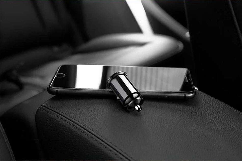 Автомобильное зарядное устройство ACCEZZ 3.1A с двумя портами для Xiaomi iPhone XS Max, мини USB, быстрая зарядка, светодиодный, для huawei, samsung, автомобильное зарядное устройство для телефона