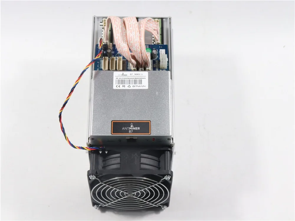 BTM Miner Antminer B7 96KH/s 528W с битмайном 1600W PSU Asic Tensority Miner Mine BTM лучше чем Antminer S9