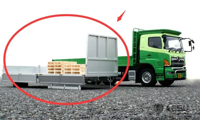 1/14 RC 560 мм грузовой контейнер трейлер для Тамия V8 benz 3348 1851 actros 56325 sca TGX 56346 VOLVO Dump