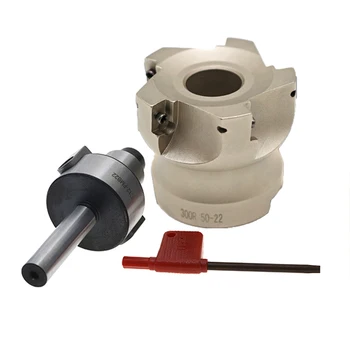 

C12 FMB22 C16 FMB22 C20 FMB22 arbor adapter+300R 50 22 -5T Face Milling CNC Cutter right angle For Power Tool
