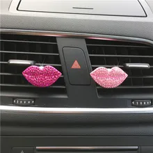 Автомобильный Кондиционер Vent Зажим Аксессуары Творческий губ Форма освежитель воздуха излучает Кельн аромат вкус улучшить интерьер запах