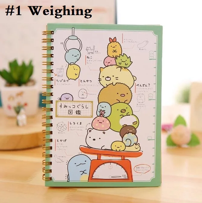 1 шт./лот японские Мультяшные животные Rilakkuma Coil notebook для дневника, списка дел, карманная книга, подписи, книги для детей, день рождения, вечеринки