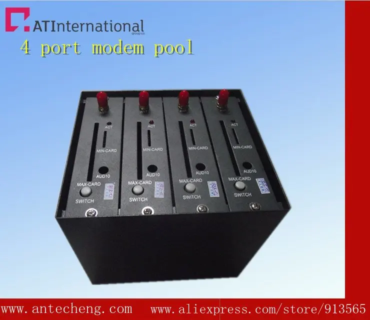 

4 port wavecom modem pool Q2406 900/1800 mhz