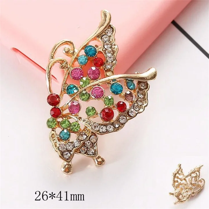 12  Colorful Flowers Rhinestones DIY Phone Mobile Shell Jewelry Accessories Alloy Stick Drill Jewelry Marking Phone Nails Decoration