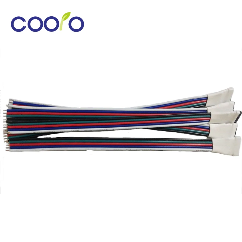 

5pcs/lot ,5pin RGBW LED connector wire male connector cable for RGBW LED strip,free shipping