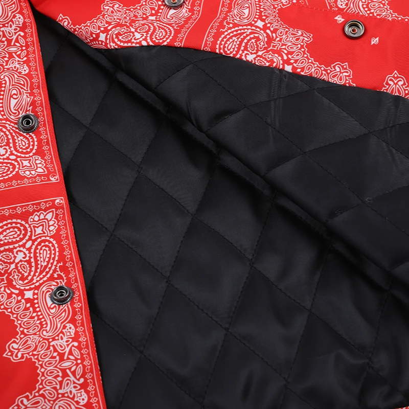 Винтажная стеганая спортивная куртка в стиле хип-хоп с вышитыми буквами