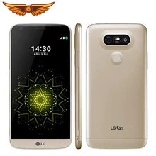 Разблокированный LG G5 четырехъядерный мобильный телефон 4 Гб ОЗУ 32 Гб ПЗУ дисплей 5," QHD ips 16MP отпечаток пальца FDD LTE смартфон