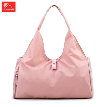 

Nylon feminine Swimming Yoga Fitness Palestra Borse Gym Bags Waterproof shopping handbags large capacity folding travel bag