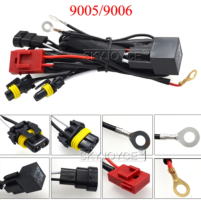 9005 9006 hid harness wire