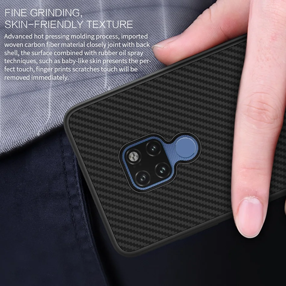 Чехол для Huawei Mate 20 Mate20 Pro Nillkin из синтетического волокна углеродный