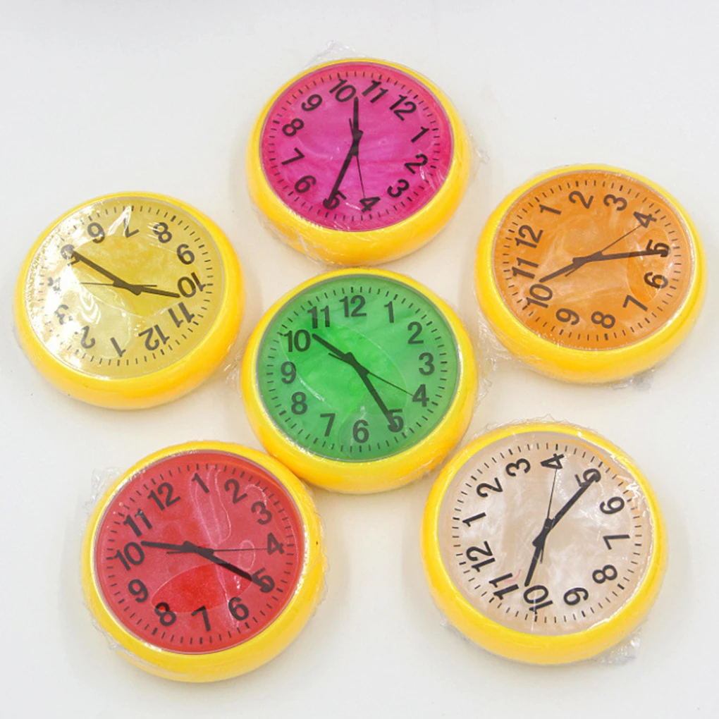 

1Pc Clock Shape Crystal Soil Clay Home Decor DIY Crystal Mud Toy For Children