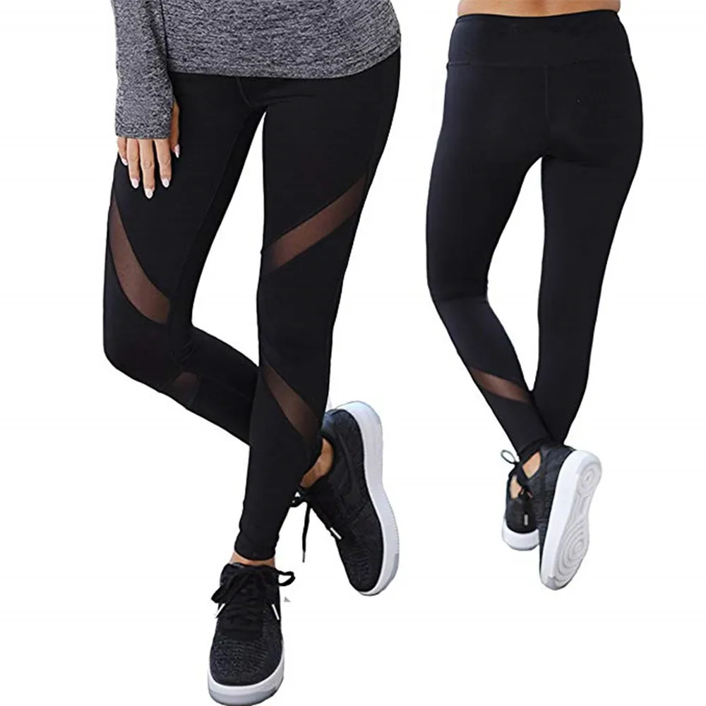 women's black workout pants