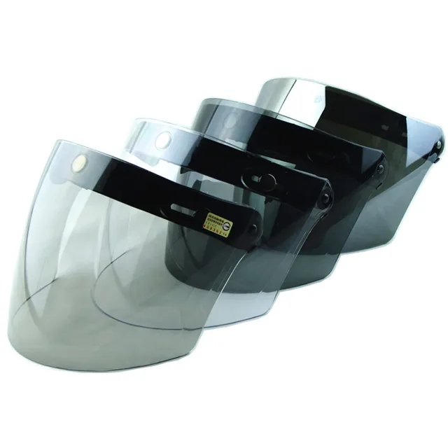 US $12.40 Free shipping 3snap Lens For Retro Scooter Motorcycle Helmet Open Face Helmet Vintage Helmet Visor