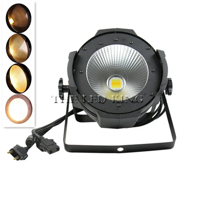 

4pcs Latest LED Par COB 120W High Power Aluminium Case Stage Lighting with 120W COB ,cool white and warm white