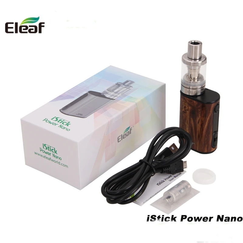 Электронная сигарета Eleaf iStick Power Nano 1100 мАч батарейный блок мод Vape с 2 мл MELO 3 Tank