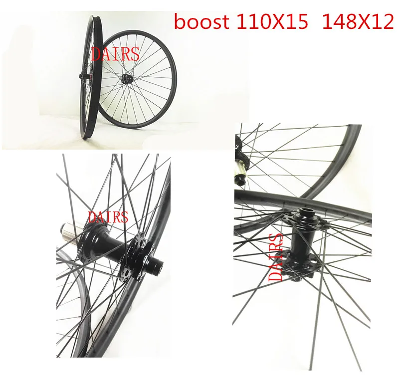 mtb wheel 27.5er and 29er boost hubs 110x15 148x12 thru axle 35mm width