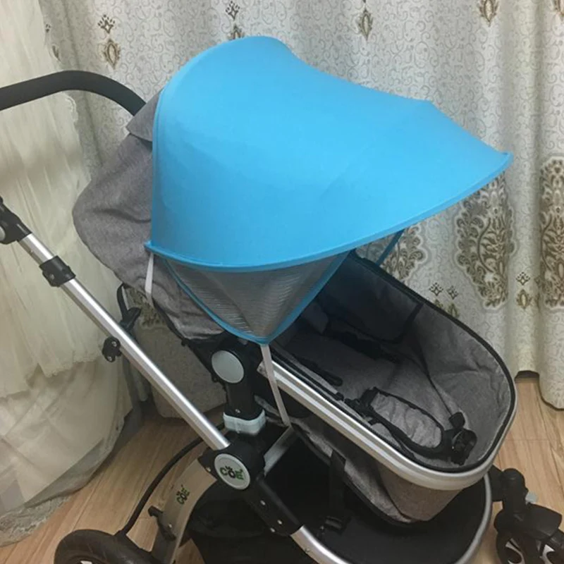 Baby Stroller Sun Visor Carriage Sun Shade Canopy Cover for Prams Stroller Accessories Car Seat Buggy Pushchair Cap Cart Awnings baby trend expedition double jogger stroller accessories	