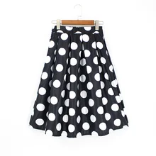 Весна лето женские юбки плиссированный шарф в горошек бутон женские s мини черная юбка Jupe Femme цветы корейский стиль плюс размер