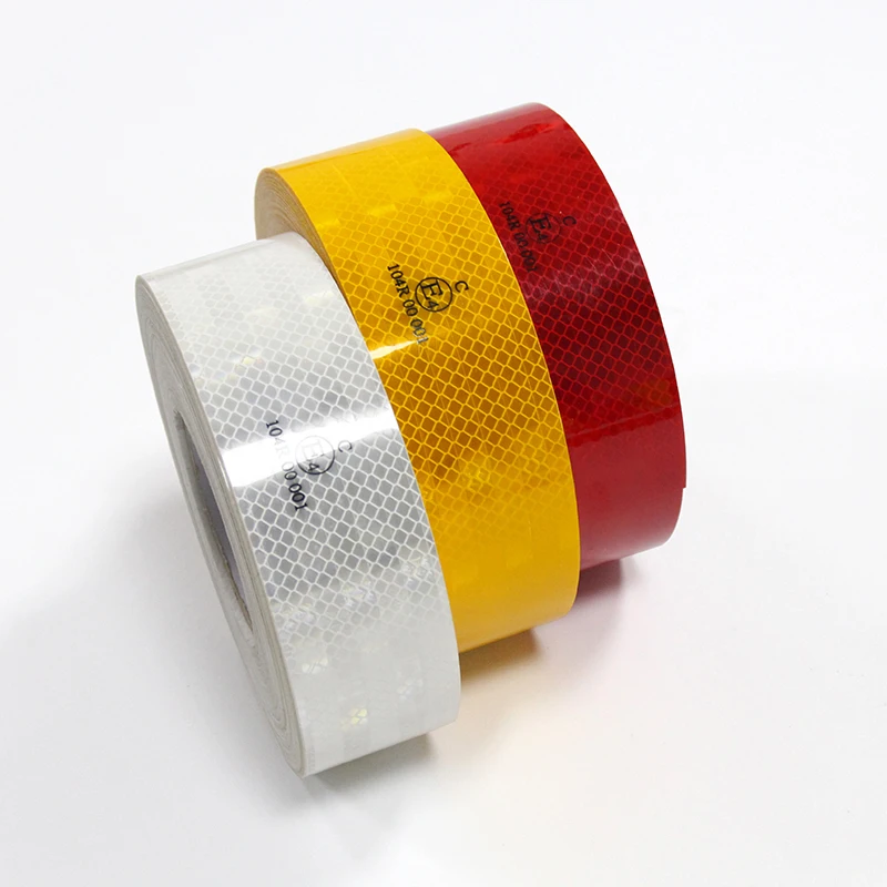 

2"x150ft high intensity prismatic reflective sheet E Mark 3M Reflective Adhesive tape Conspicuity Tape for Truck Trailer