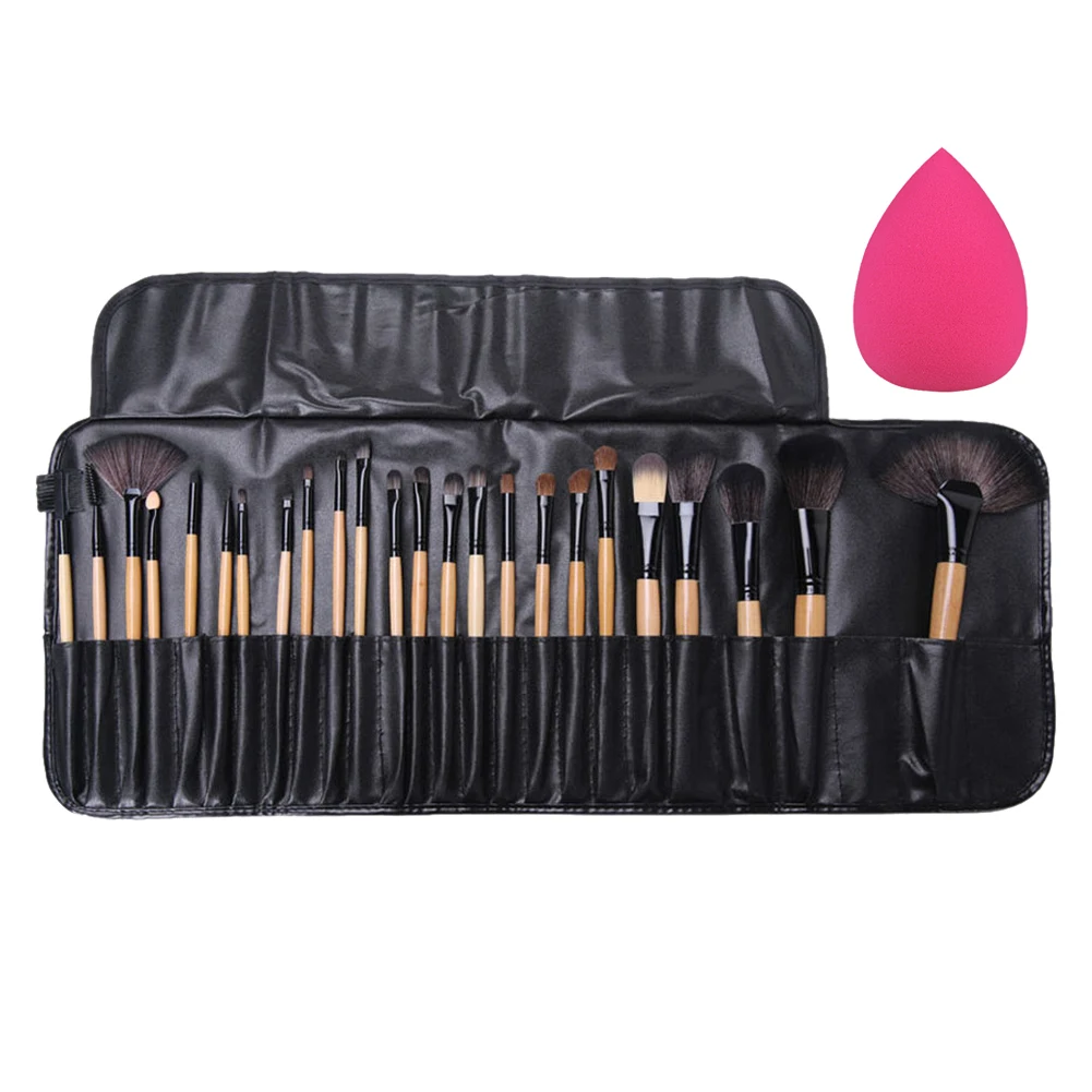 

24pcs Professional Makeup Brushes Set Foundation Powder Eyebrow Eyrshadow Brush Tool Pincel Maquiagem Make Up Brushes with Bag