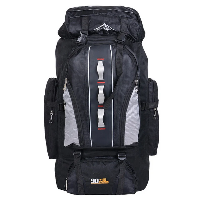 

Hot Sports Backpack Male 90L+10L Outdoor Travelling Bag Unisex Hiking Backpack Tactical Rucksack Camping Fishing Bag